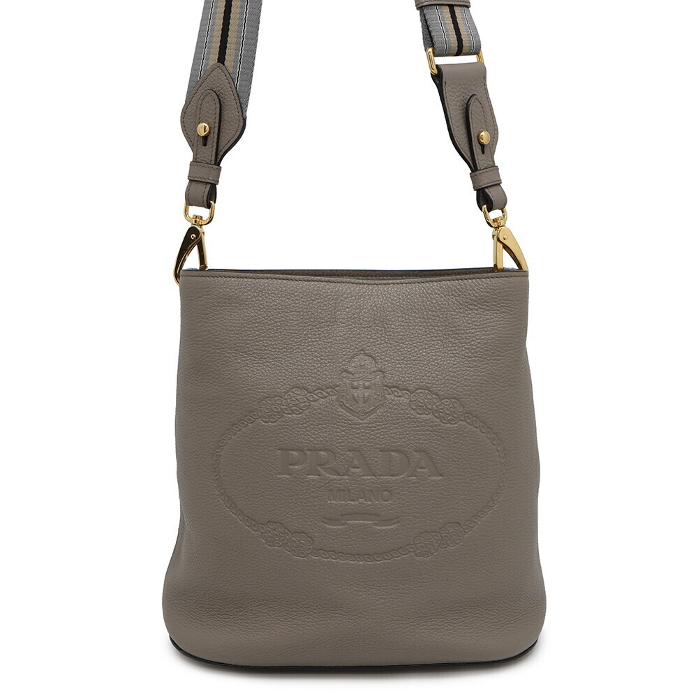 Prada Shoulder Bag Vitello Phoenix Leather